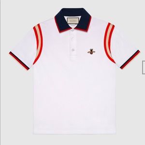 Gucci Cotton Polo with Bee
